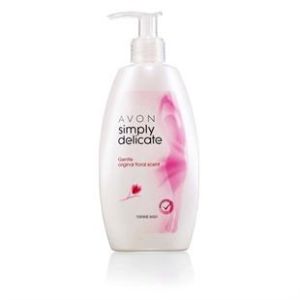 Avon Dámský sprchový gel pro intimní hygienu s vůní květin Simply Delicate