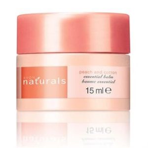 Avon Balzám na rty s broskví a bavlnou Naturals 15 ml